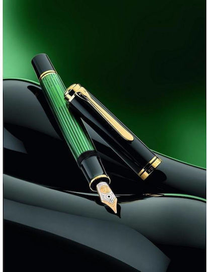 Pelikan M1000 Souveran Писалка за Писане Medium Зелена