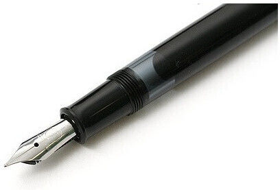Pelikan Classic M205 Πένα Γραφής Medium Μαύρη από Ατσάλι με Μαύρο Μελάνι