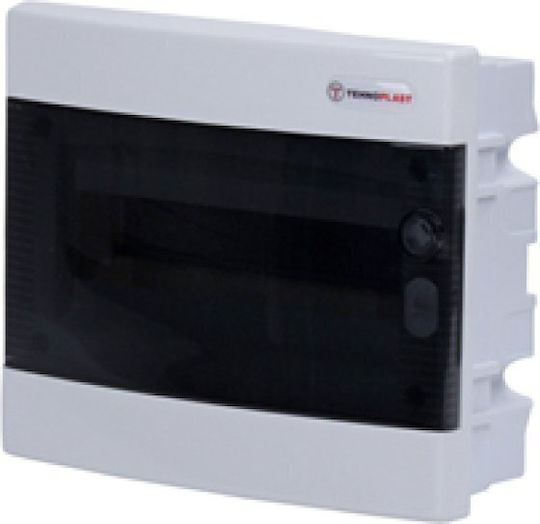 Aca Elektrischer Sicherungskasten Gemauert, 1 Reihe, 12 Elemente B283xH232xT106mm