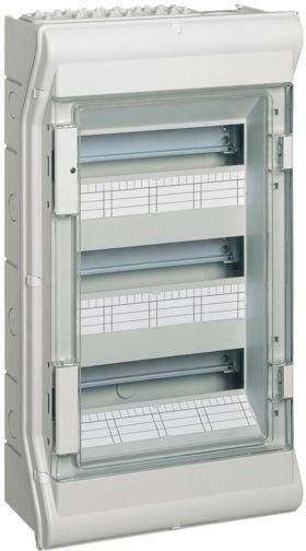 Hager Vektor Sicherungskasten Wandmontage Montiert Wasserdicht 3 Zeilen 12 Elemente P310xH552xB151mm