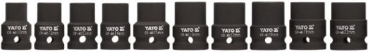 Yato Set de chei tubulare și clichet 1\2" 10buc