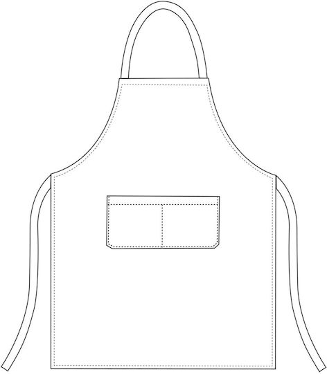 Egochef Apron Full Body Multicolored