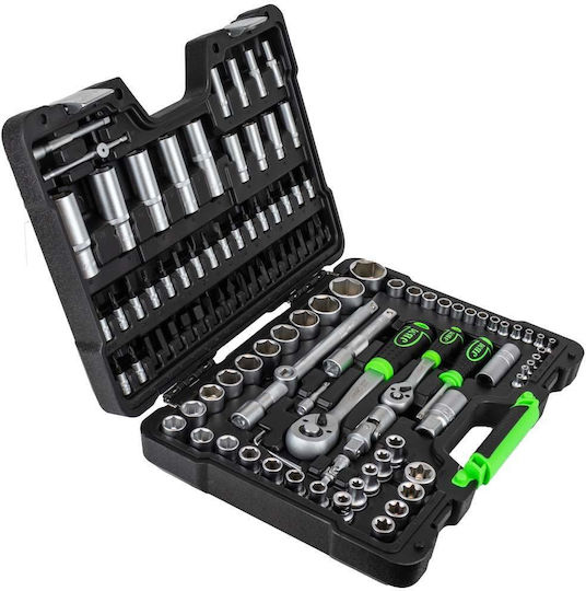 JBM Ratschen- & Steckschlüssel-Sets 1\2" & 1\4" 108Stück