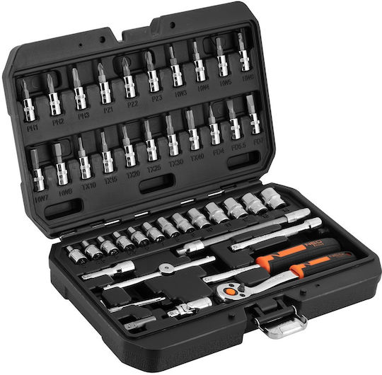 Neo Tools Καστάνια με Καρυδάκια 1\4" 46τμχ