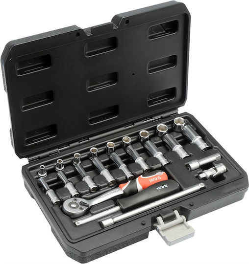 Yato Set Ratchet 1\4" 23pcs