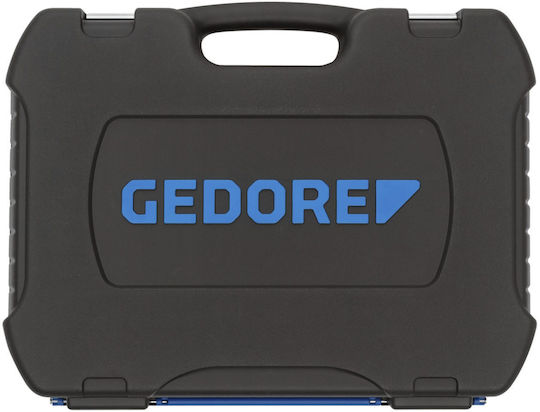 Gedore 19 BMC 20 Ратчетни и гнездови гарнитури 1\2" & 1\4" 69бр
