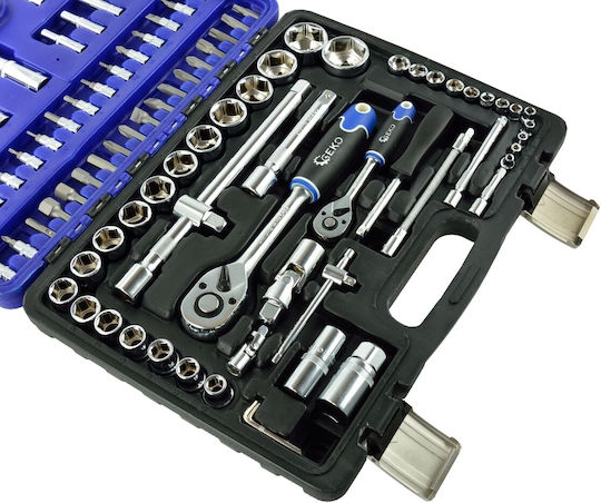 Geko Set Ratchet 1\2" & 1\4" 94pcs