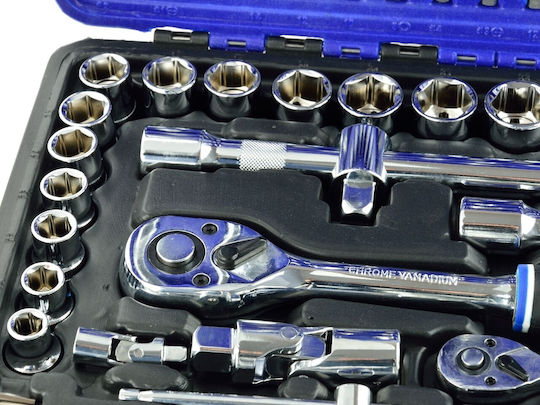 Geko Set Ratchet 1\2" & 1\4" 94pcs
