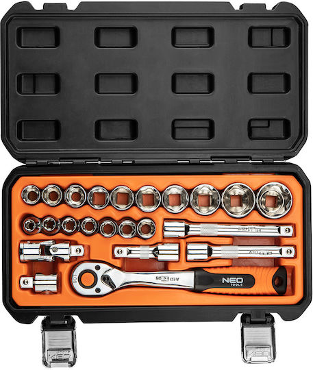 Neo Tools Καστάνια με Καρυδάκια 1\2" 23τμχ