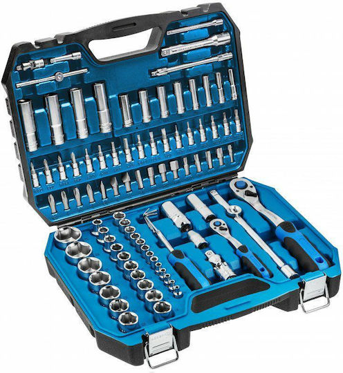 Högert Technik Καστάνια με Καρυδάκια 1\4" & 1\2" 95τμχ