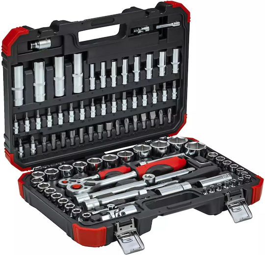 Gedore Ratschen- & Steckschlüssel-Sets 1\2" & 1\4" 94Stück
