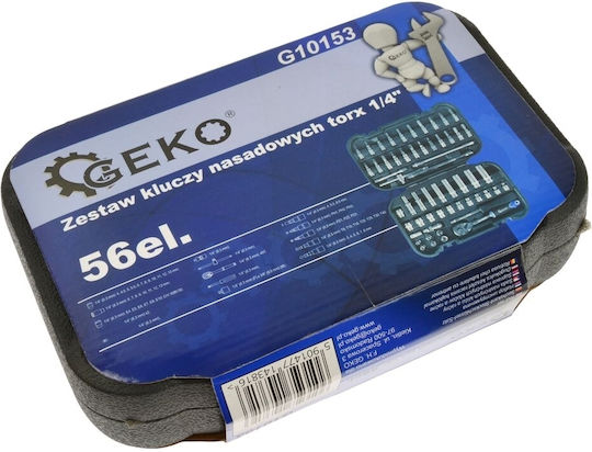 Geko Καστάνια με Καρυδάκια 1\4" 56τμχ