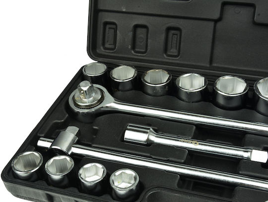 Geko Set Ratchet 3\4" 21pcs