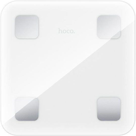 Hoco Smart Ζυγαριά με Bluetooth Λευκή 302563