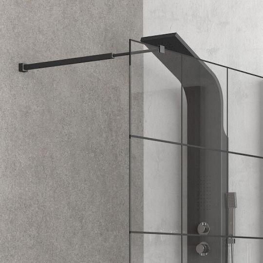 Karag Shower Screen for Shower 40x200cm Serigrafato