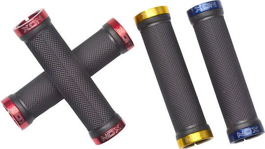 Xon XBG-03 Fahrradlenkergriffe σε Black/Red Χρώμα