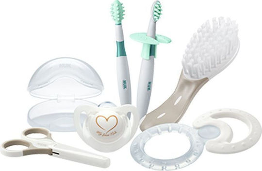 Nuk Baby Care Set Gray 8pcs