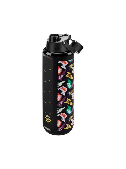 Nike Recharge Αθλητικό Παγούρι 947.2ml Μαύρο Nike Recharge Αθλητικό Παγούρι 947.2ml Μαύρο