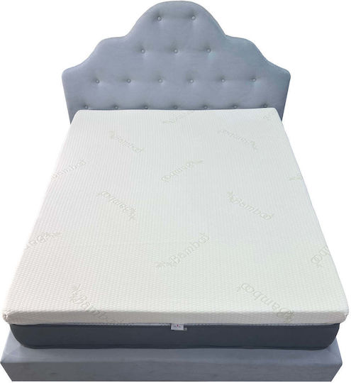 BestSleep Topper Celest One Semi-dublu Spumă cu Fibre de Bambus 120x200x5buc