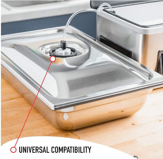 Aparat de Vidat Horeca pentru Conservarea Alimentelor 14.3 Litri Magic Vac Acp1115 Oțel Inoxidabil