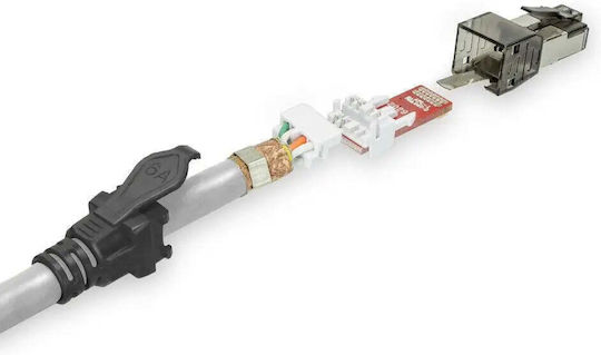 ACT S FTP мрежов пач кабел Cat6a IDC 4PPOE/POE++100W LZSH 3.0 м