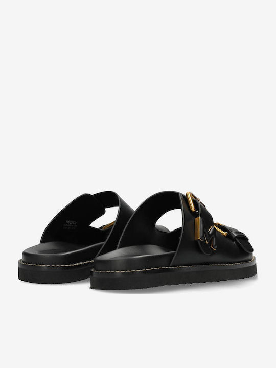 Women's Flat Sandals in Black Color
