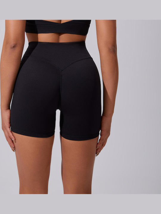 Women's Yoga Legging Shorts Black