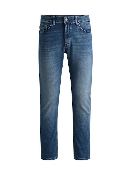 Delaware Men's Jeans Pants Elastic with Slim Fit Blue