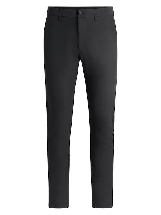 Trousers Elastic in Slim Fit Black
