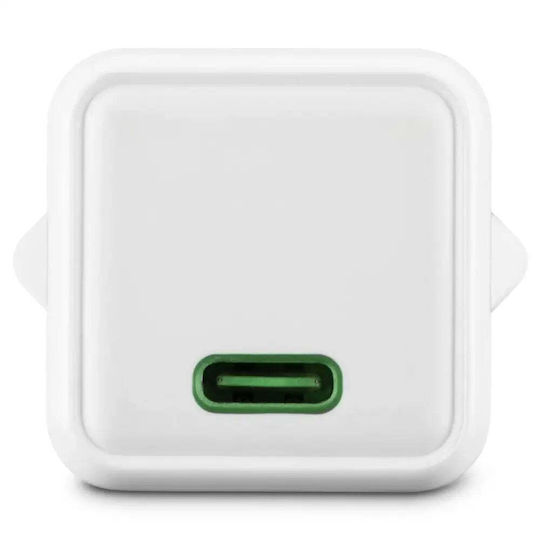 HAMA Charger Without Cable with USB-C Port 25W Power Delivery / Quick Charge 2.0 Whites (201981)