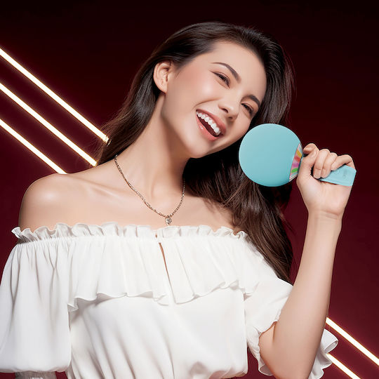 XO Μικρόφωνο Karaoke Ασύρματο BE50 Lollipop 16.003.0165 Μπλε