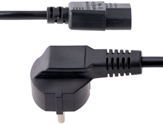 StarTech Schuko - IEC C13 Cable 1m Μαύρο 713E-1M-POWER-CORD