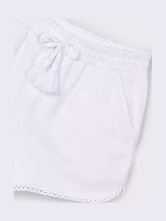 Kinder-Shorts/Bermudas Stoff Weiß