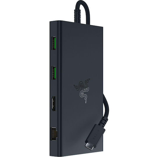 Razer USB-C Docking Station με HDMI 4K PD Ethernet Μαύρο (RC21-02250100-R3M1)