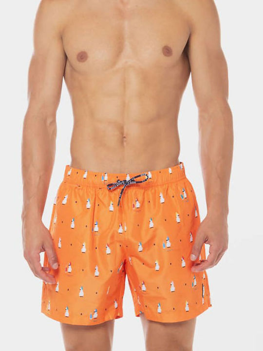 Ανδρικό Μαγιό Σορτς Orange