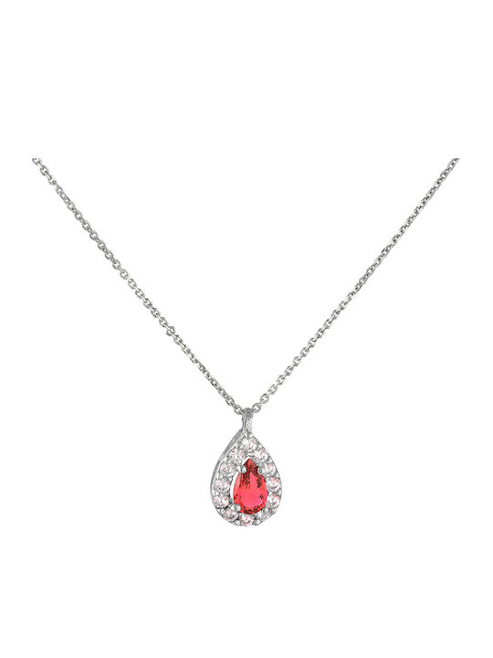 Ioannis Kosmima Set with Necklace , Earrings & Ring from White Gold 14K with Stones