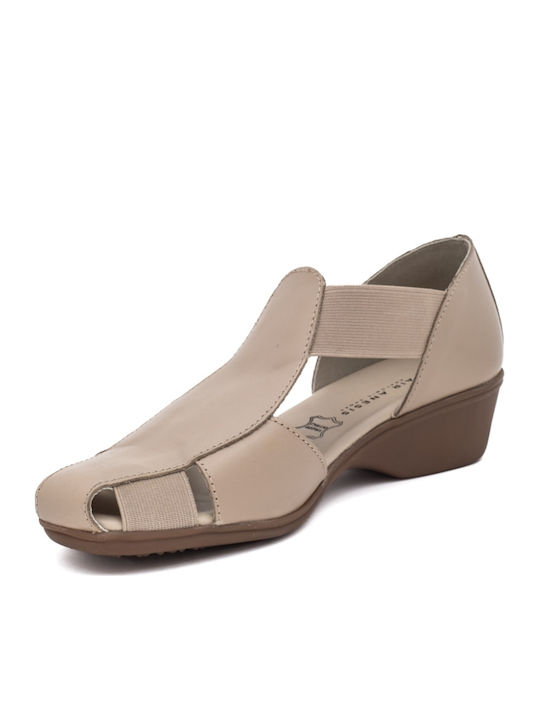 Anatomic Women's Slip-Ons Leather Beige