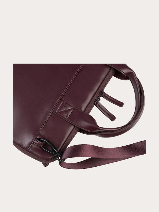 Leather Men's Briefcase Burgundy