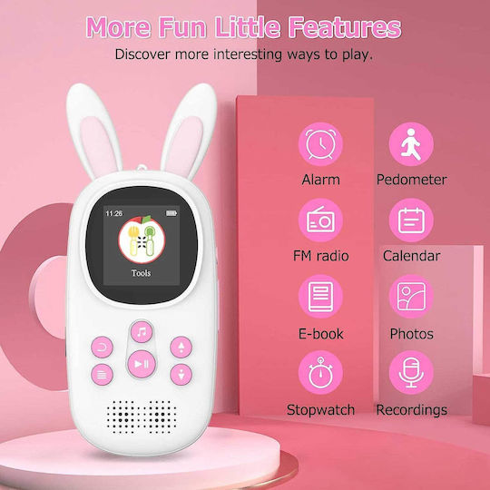 Chenfec M5 MP3 Player (16GB) Ροζ
