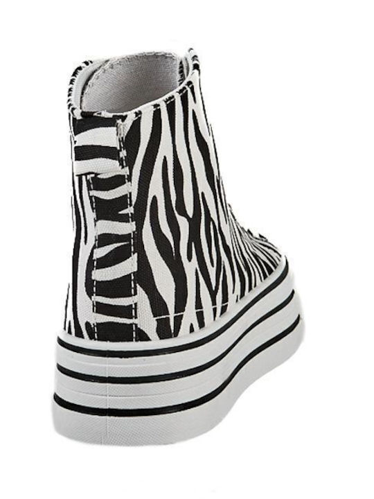 Flatforms Tip Botine Pentru Femei Zebra