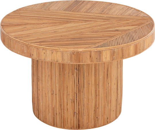Gatsby Rund Tisch Speisesaal Rattan Natural Rattan 72x72x76cm
