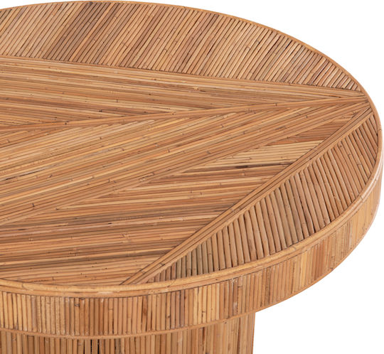 Gatsby Rund Tisch Speisesaal Rattan Natural Rattan 72x72x76cm