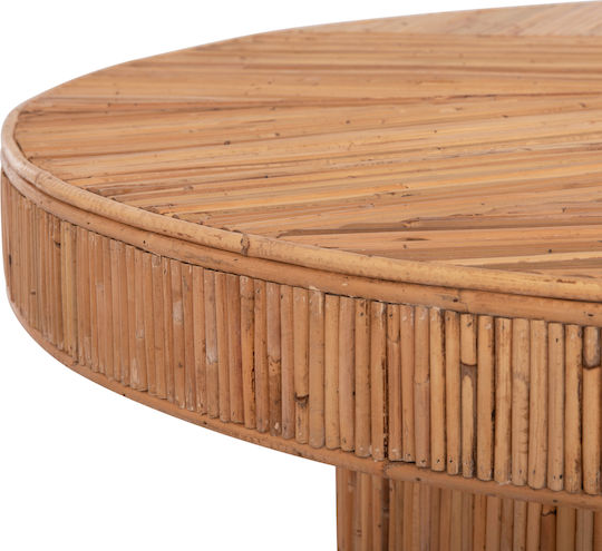Gatsby Rund Tisch Speisesaal Rattan Natural Rattan 72x72x76cm