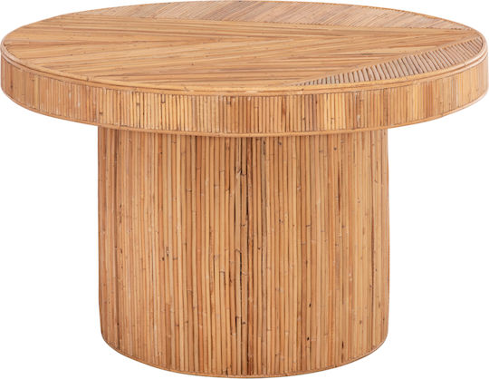 Gatsby Rund Tisch Speisesaal Rattan Natural Rattan 72x72x76cm