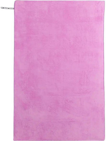 4F Πετσέτα Microfiber Σώματος Ροζ 130x80εκ.