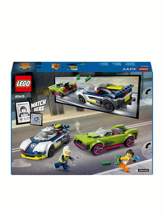 Lumânare De Paște Cu Jucării City: Urmărire Cu Mașina De Poliție Și Muscle Car Pentru Vârsta 6+ Ani LEGO