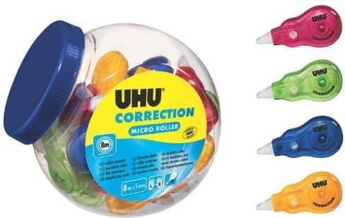 UHU Μicro Oller Korrekturband (Μiverse Farben) 1Stück