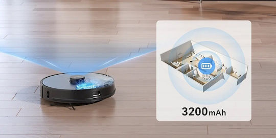 Imou RV1 Roboter-Staubsauger mit Laser-Kartierung und Saugkraft 4500Pa Schwarz