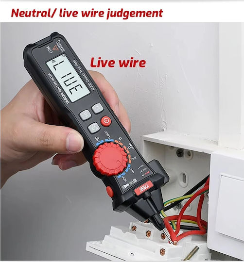 GloboStar Digitales Multimeter Wahre Effektivwert mit AC / DC / Temperaturmessung 79693