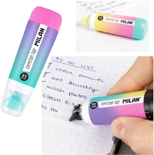 Mini peliculă corectivă pentru apus de soare 5mm x 6m cu nas rotativ 4 culori care se potrivesc culorilor Milano
